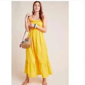 ANTHRO | MAEVE | Arcadia Maxi Dress in Marigolds
